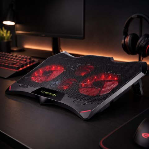 EGC102 Esperanza podstawka chłodząca gaming pod notebook led buran