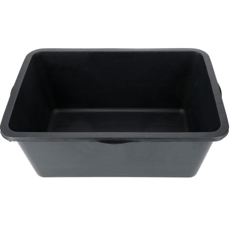 Kastra prostokątna plast.czarna 80l sg