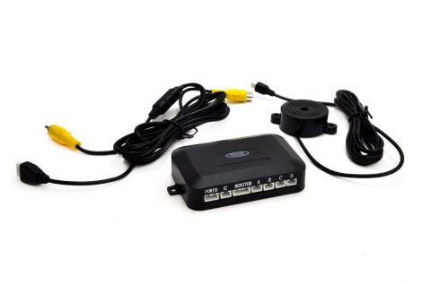 Zestaw czujników parkowania tft01 4,3" z kamerą hd-308-led 4 sensory czarne