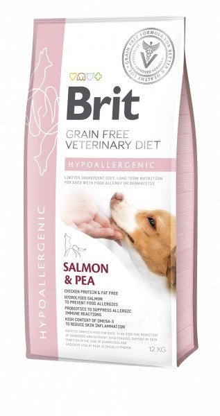 Brit Grain Free Veterinary Diet Dog Hypoallergenic Łosoś Z Groszkiem 2kg