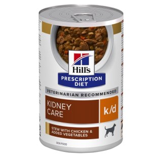 HILL'S Prescription Diet Canine k/d Chicken Stew 354 g - mokra karma dietetyczna dla psów