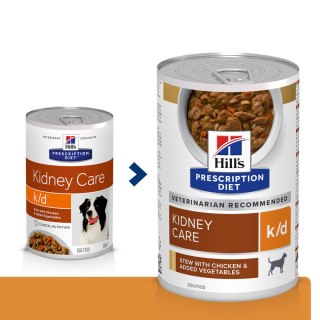 HILL'S Prescription Diet Canine k/d Chicken Stew 354 g - mokra karma dietetyczna dla psów