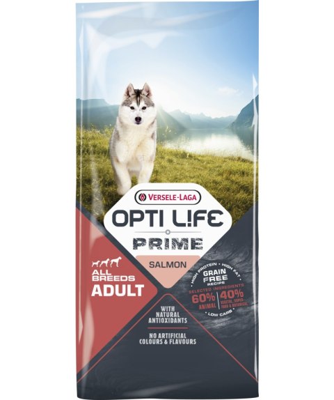 Versele-Laga Opti Life Prime Adult Salmon Karma Bezzbożowa Dla Dorosłych Psów Z Łososiem 12,5kg