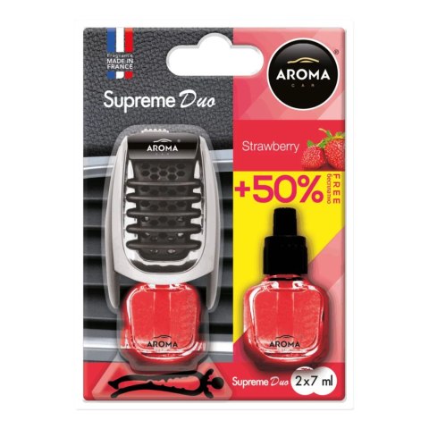 Odświeżacz powietrza aroma supreme duo strawberry