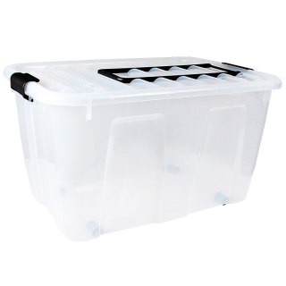 Pojemnik z kółkami i rączką Plast Team HomeBox 86L