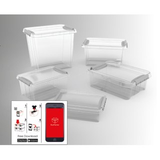 Pojemnik z pokrywą Plast Team Pro Box QR 8L