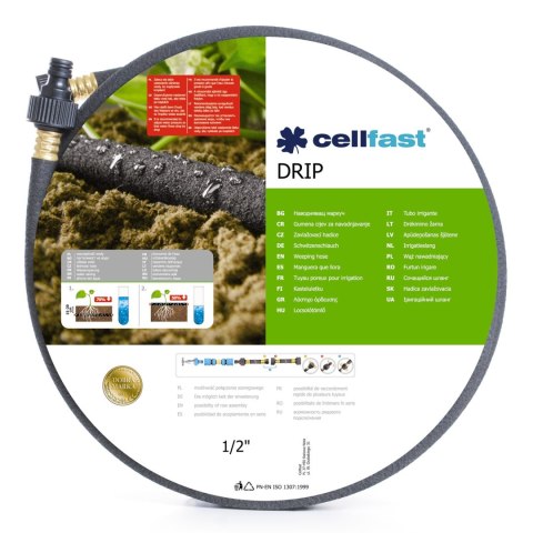 Wąż nawadniający Cellfast Drip 1/2" 22,5m