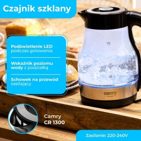 CR 1300 Czajnik szklany 1,7 l