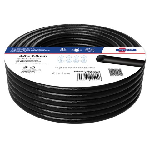 Wąż do mikrozraszaczy Vartco 4,0mm x 1,0mm 50mb