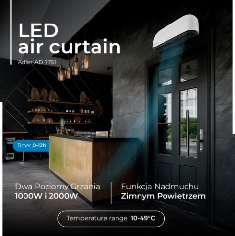AD 7751 Kurtyna powietrzna led