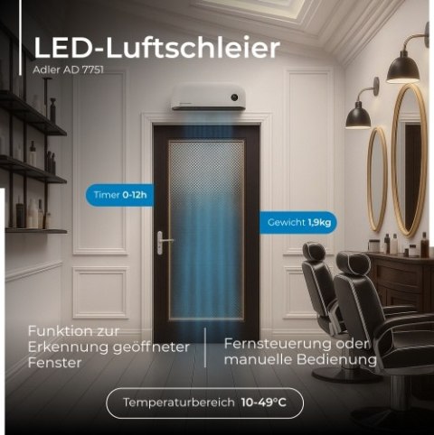 AD 7751 Kurtyna powietrzna led