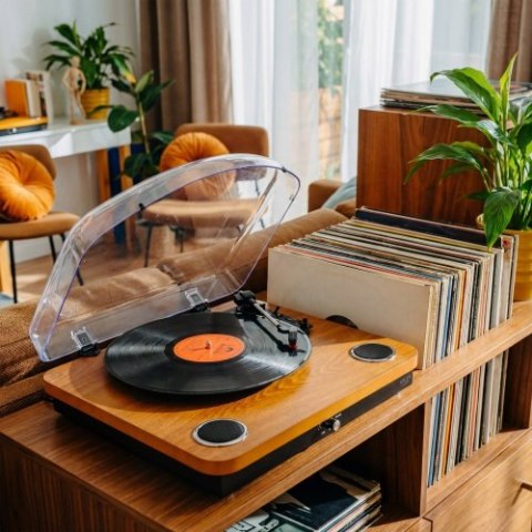 AD 1914 Wood Gramofon z usb i bluetooth