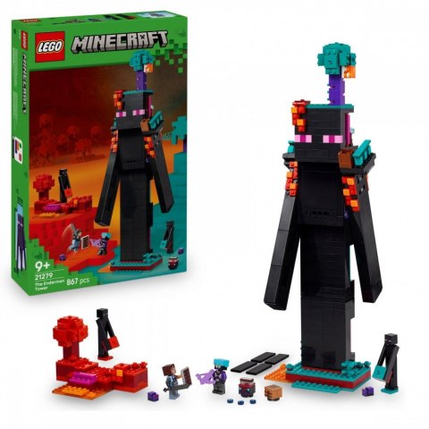 Klocki minecraft 21279 wieża endermana