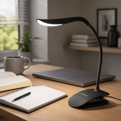 ELD104K Esperanza lampka biurkowa led deneb czarna