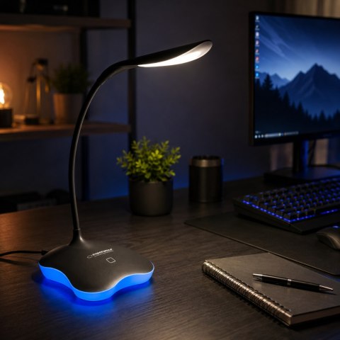 ELD105K Esperanza lampka biurkowa led mimosa czarna