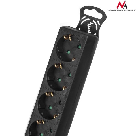 Listwa zasilająca Maclean, Przedłużacz 6 gniazd, Z wyłącznikiem, Typ niemiecki, 3500W, 5m, MCE195G