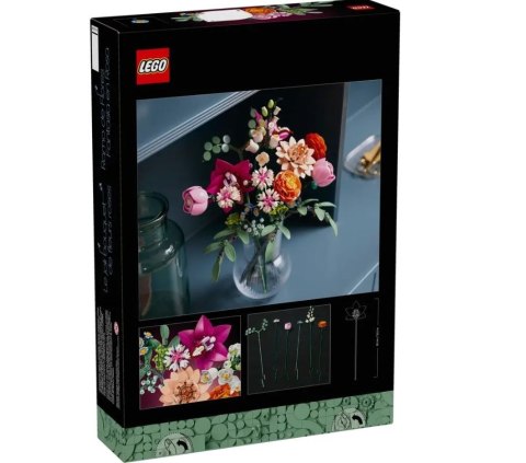 Klocki botanicals 10342 piękny bukiet różowych kwiatów