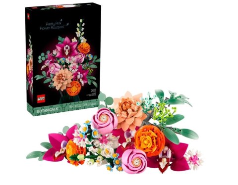 Klocki botanicals 10342 piękny bukiet różowych kwiatów