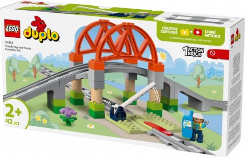 Klocki duplo 10426 most i tory kolejowe - zestaw rozszerzający