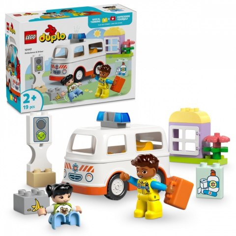 Klocki duplo 10447 karetka z kierowcą