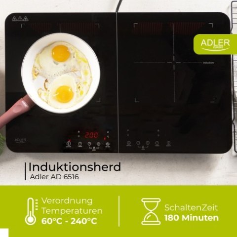 AD 6516 Kuchenka indukcyjna - dwupalnikowa