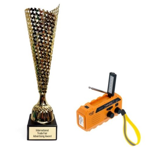 AD 1197 Radio solarne z korbką ręczną