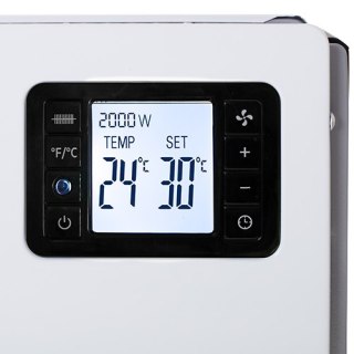CR 7739 white Grzejnik konwektorowy lcd z pilotem