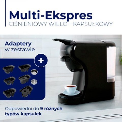 CR 4414 black Multi-ekspres ciśnieniowy wielo kapsułkowy