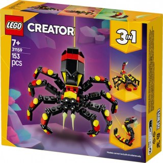 Klocki creator 31159 dzikie zwierzęta: niezwykły pająk