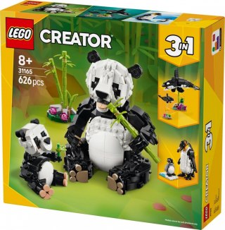Klocki creator 31165 dzikie zwierzęta: rodzina pand