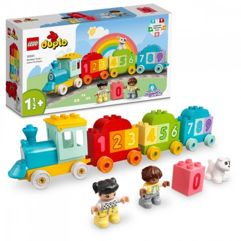 Klocki duplo 10954 pociąg z cyferkami - nauka liczenia