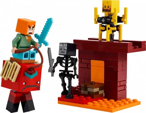 Klocki minecraft 21266 bitwa na moście netheru