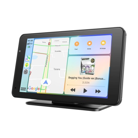 Stacja multimedialna 7" Android Auto Apple Carplay z kamerą cofania Kruger&Matz