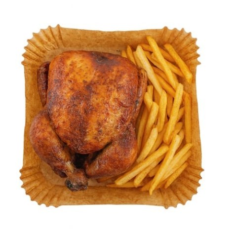 AD 6732 Papierowe wkłady do frytkownicy powietrznej | 100 szt. | 20 cm | do 240°c | biodegradowalne