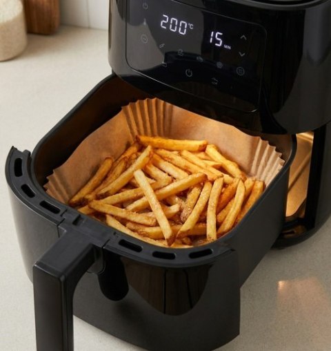 AD 6731 Papierowe wkłady do frytkownicy - 16 cm| 100 szt. | do 240°c | biodegradowalne