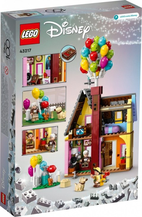 Klocki disney classic 43217 dom z bajki odlot