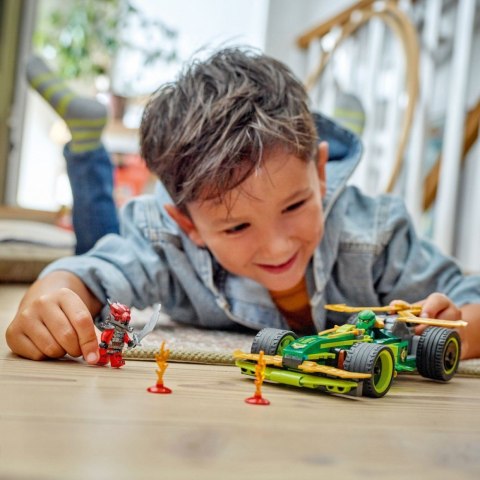 Klocki ninjago 71828 samochód wyścigowy lloyda z napędem typu pull-back