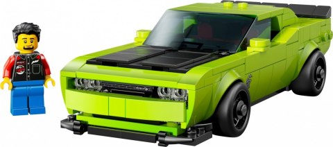 Klocki speed champions 77237 samochód sportowy dodge challenger srt hellcat