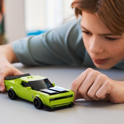 Klocki speed champions 77237 samochód sportowy dodge challenger srt hellcat