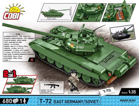 Klocki armed forces t-72 (east germany/soviet)
