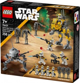 Klocki star wars 75431 zestaw bitewny - żołnierze-klony z 327. korpusu galaktycznego