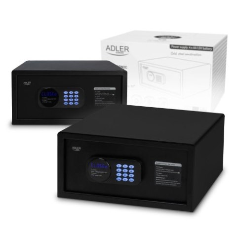 AD 1045 Sejf z kodem elektronicznym i zamkiem