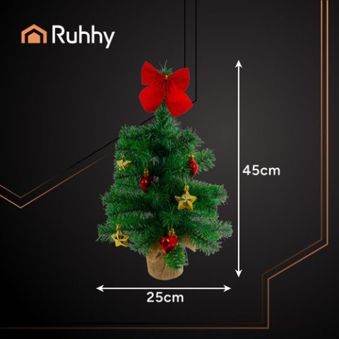 Choinka sztuczna 45cm Ruhhy 26466
