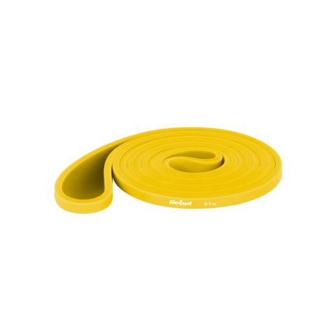 Guma do ćwiczeń TPE - Power Band PT-1, żółta 4-7 kg REBEL ACTIVE