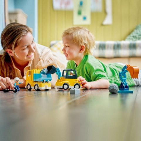 Klocki duplo 10475 maszyny budowlane 3 w 1