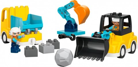 Klocki duplo 10475 maszyny budowlane 3 w 1