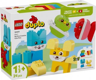 Klocki duplo 10477 kreatywne zwierzaki 3 w 1