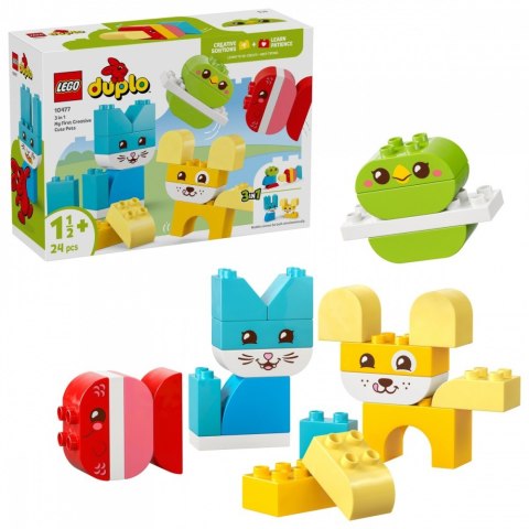 Klocki duplo 10477 kreatywne zwierzaki 3 w 1