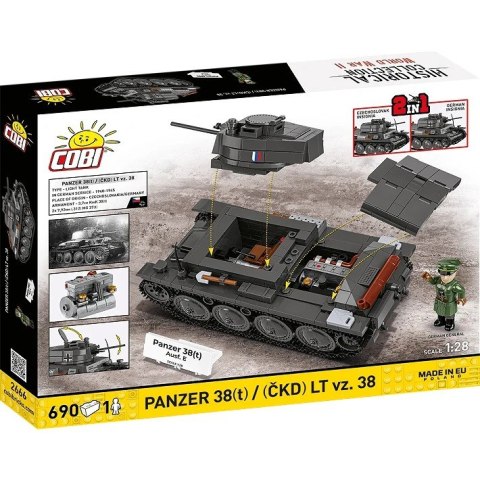Klocki panzer 38 lt vz.38 690 elementów