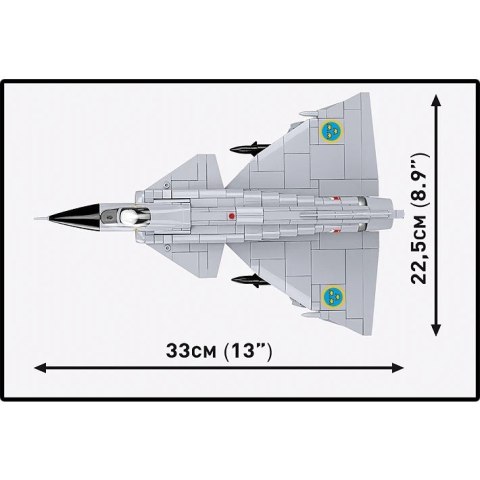Klocki saab aj 37 viggen 881 elementów
